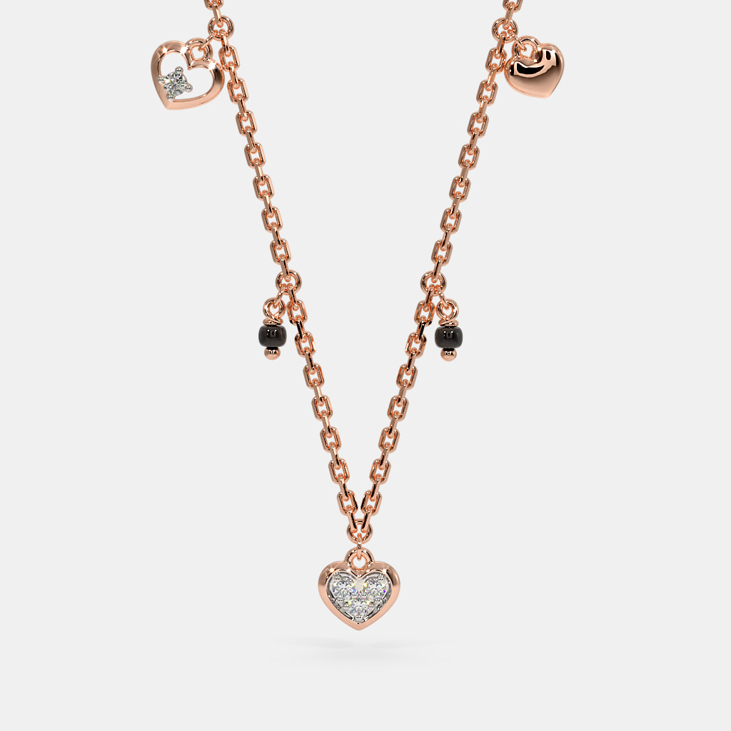 The Multi Heart Mangalsutra Necklace