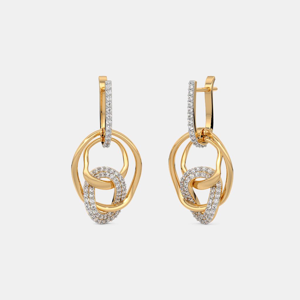 The Ondine Dangle Hoop Earrings