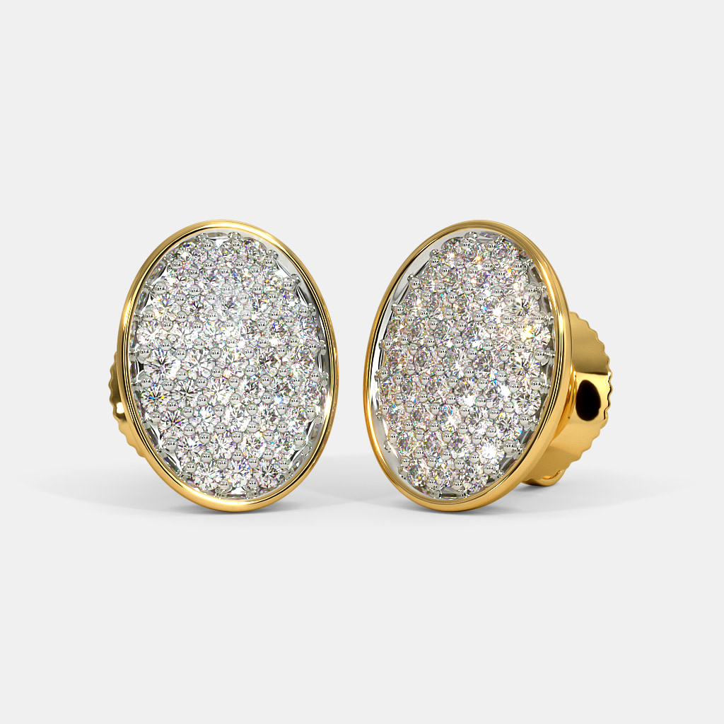 The Valente Pave Stud Earrings