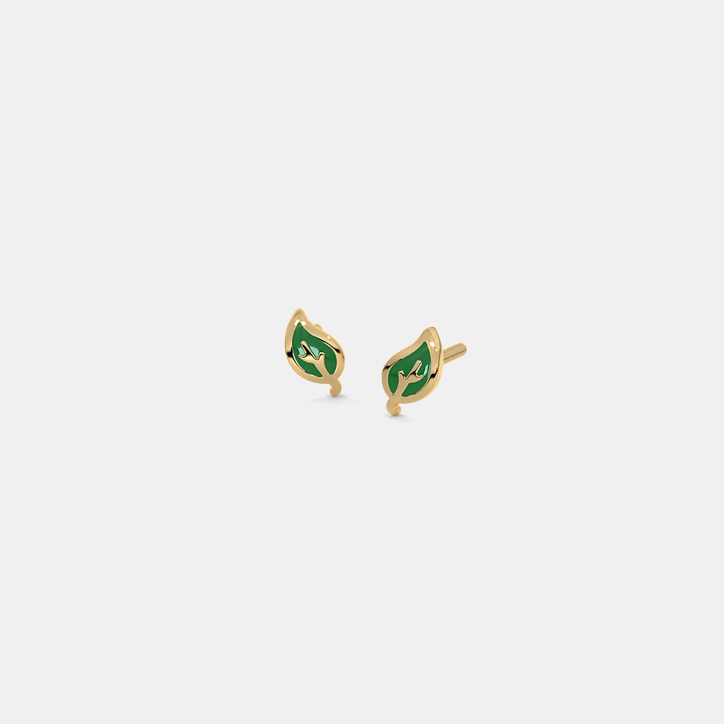 The Tiny Leaf Kids Earrings