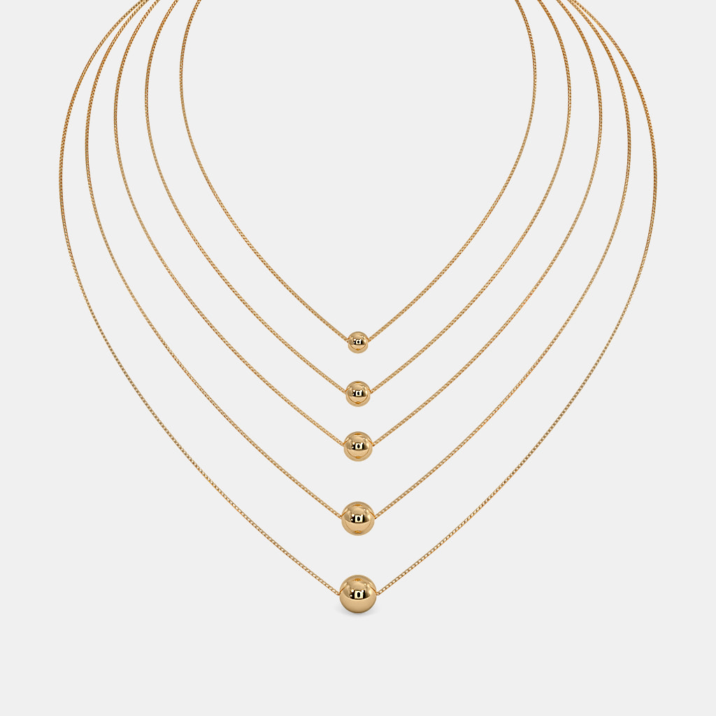 The Sphered Layered Necklace
