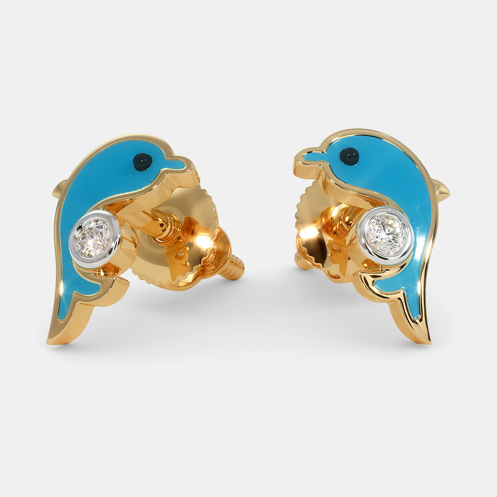 The Friendly Dolphins Earrings for Kids