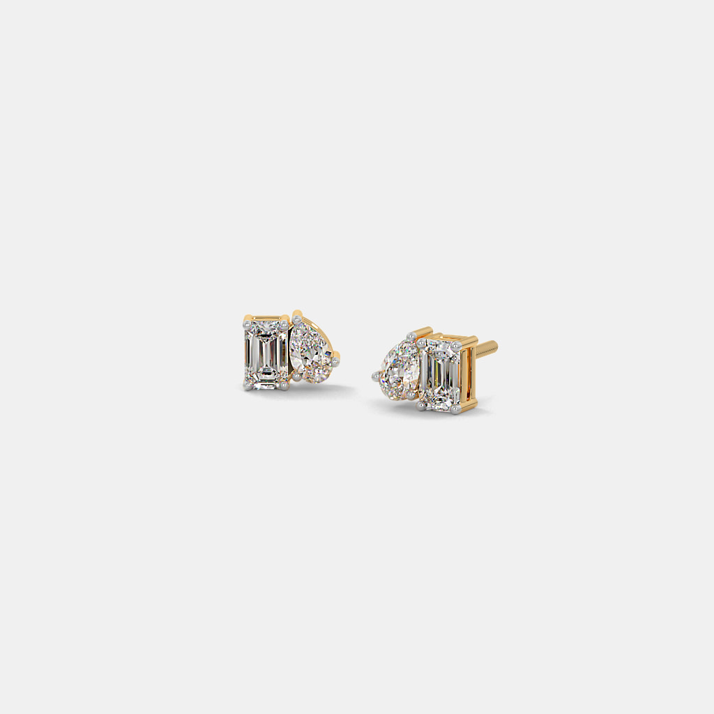 The Galina Solitaire Stud Earrings