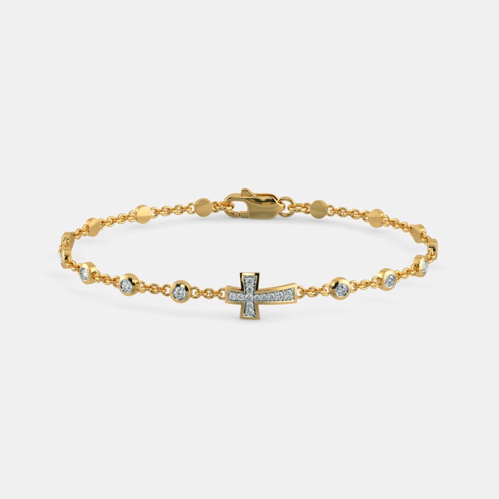 The Deborah Cross Bracelet