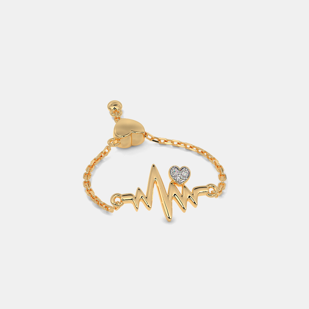 The Heartbeat Slider Ring