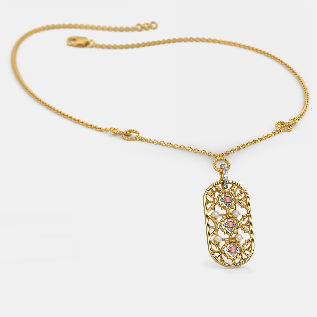 The Ornate Oblong Necklace