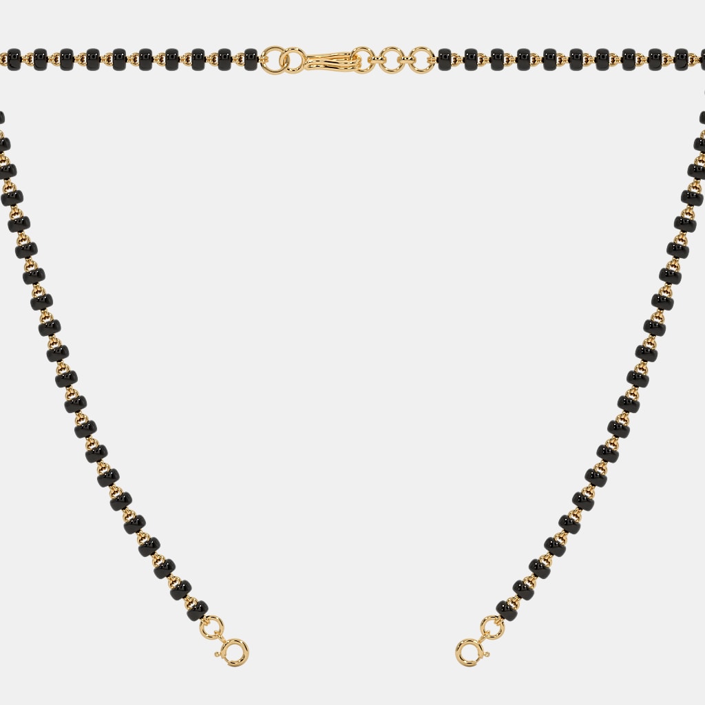 The Mangalsutra Single Line Open Chain With Lock