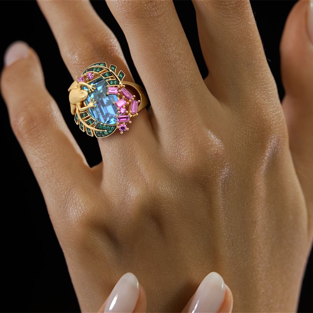 The Frog Ring BlueStone