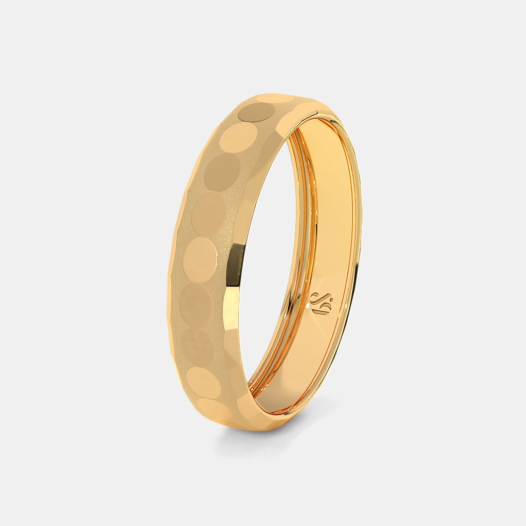 The Barke Textured Band Ring For Him