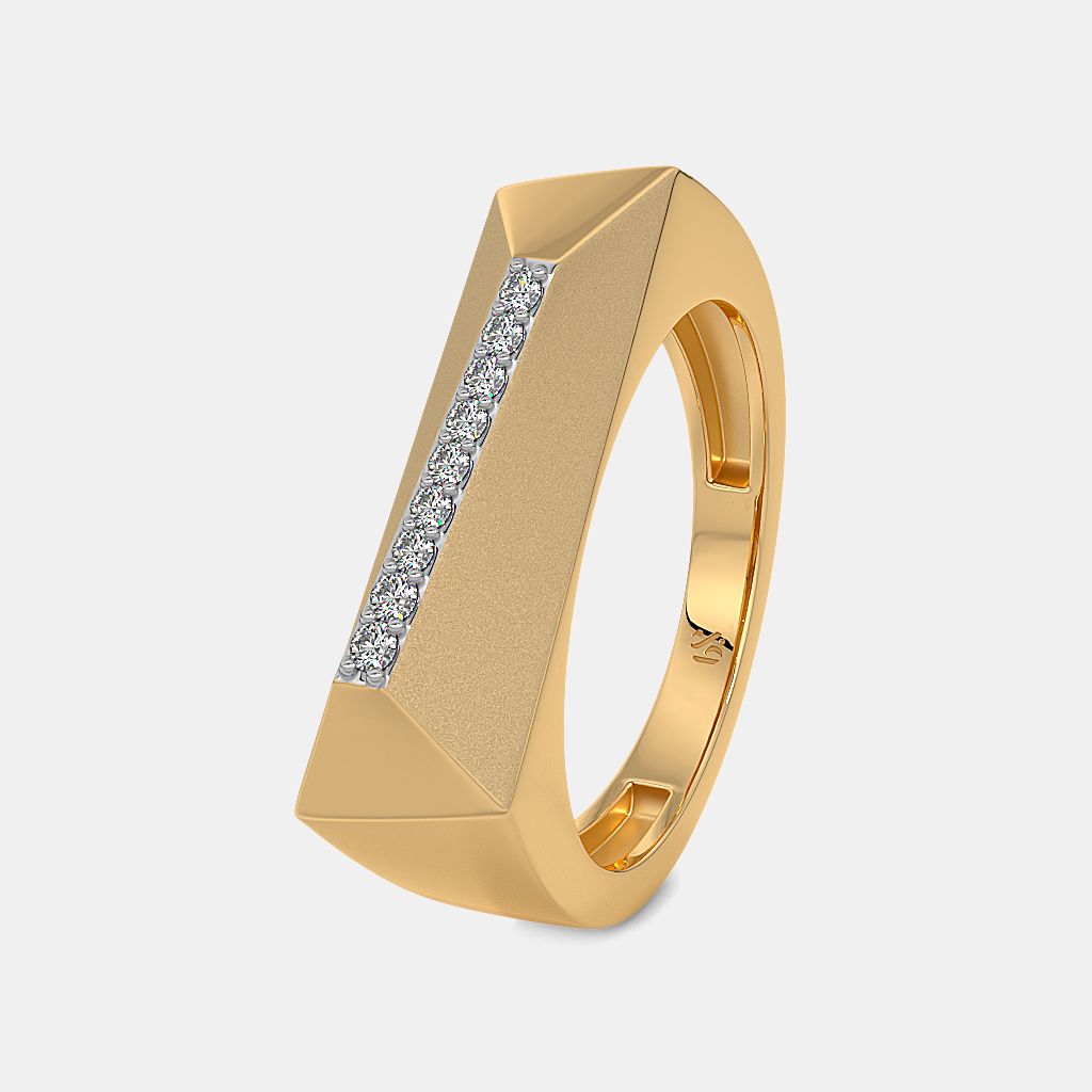 Modern Gents Modern Promise Rings Oval Cut Ring Silver Engagement