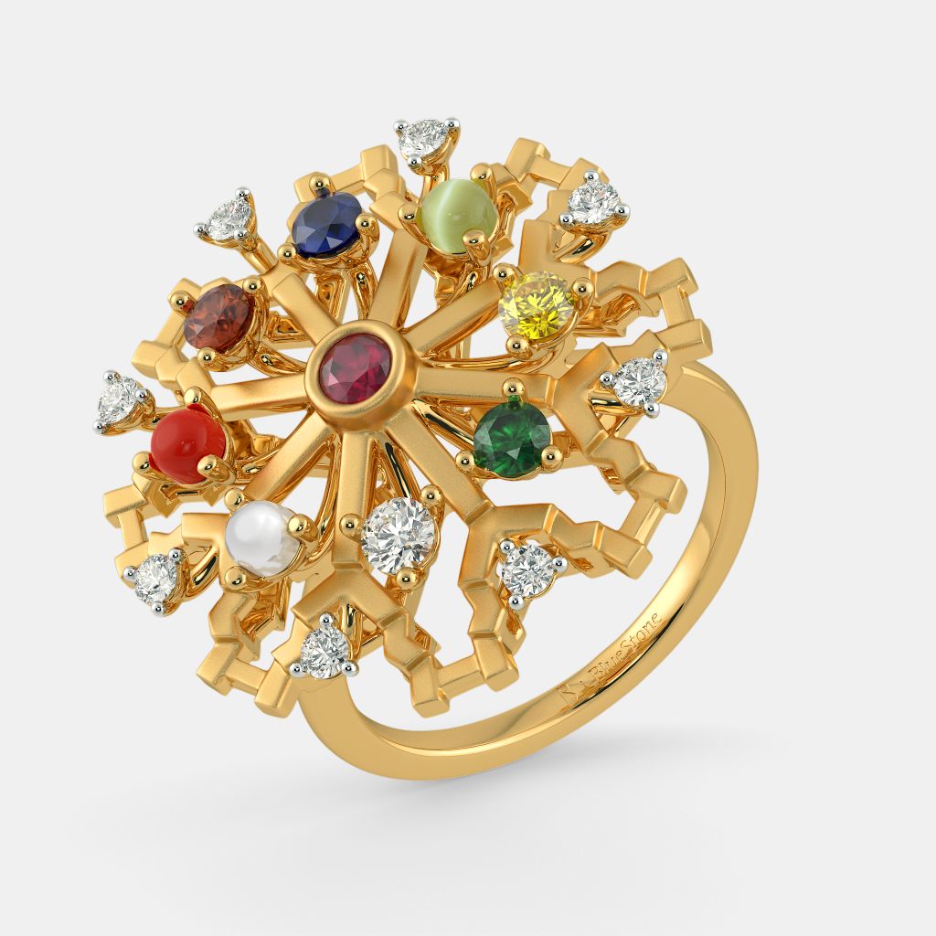 Bluestone navaratna ring hotsell