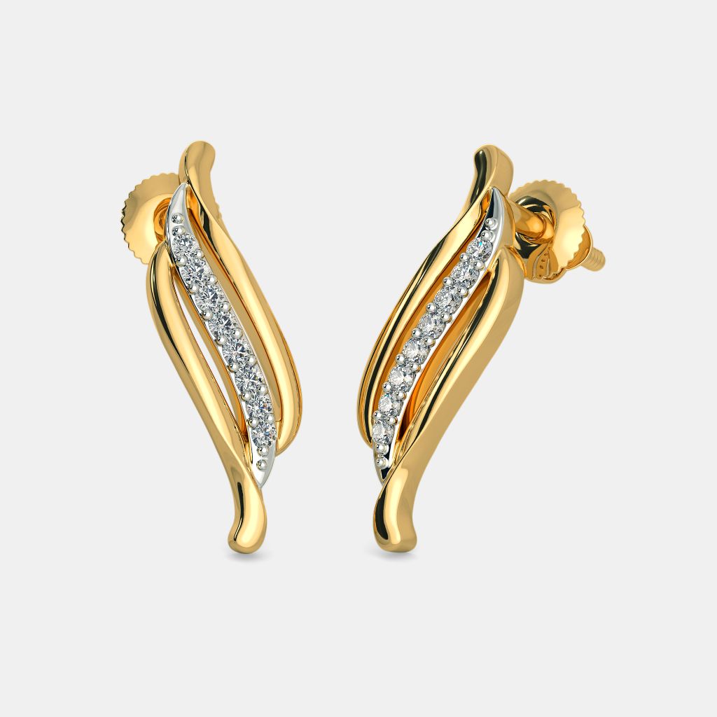 Gold earrings under 6000 clearance