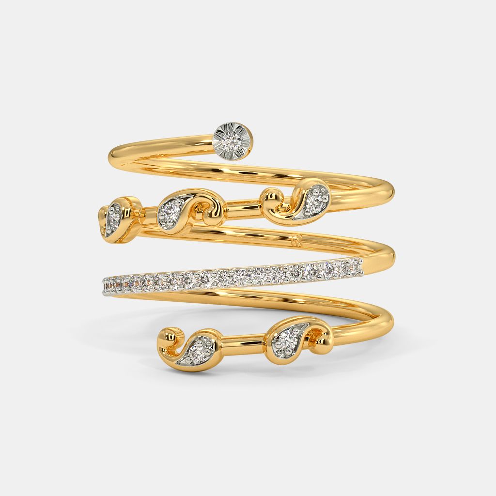 The Iravati Spiral Ring BlueStone