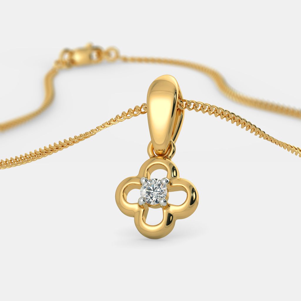 Gold pendant sales butti design