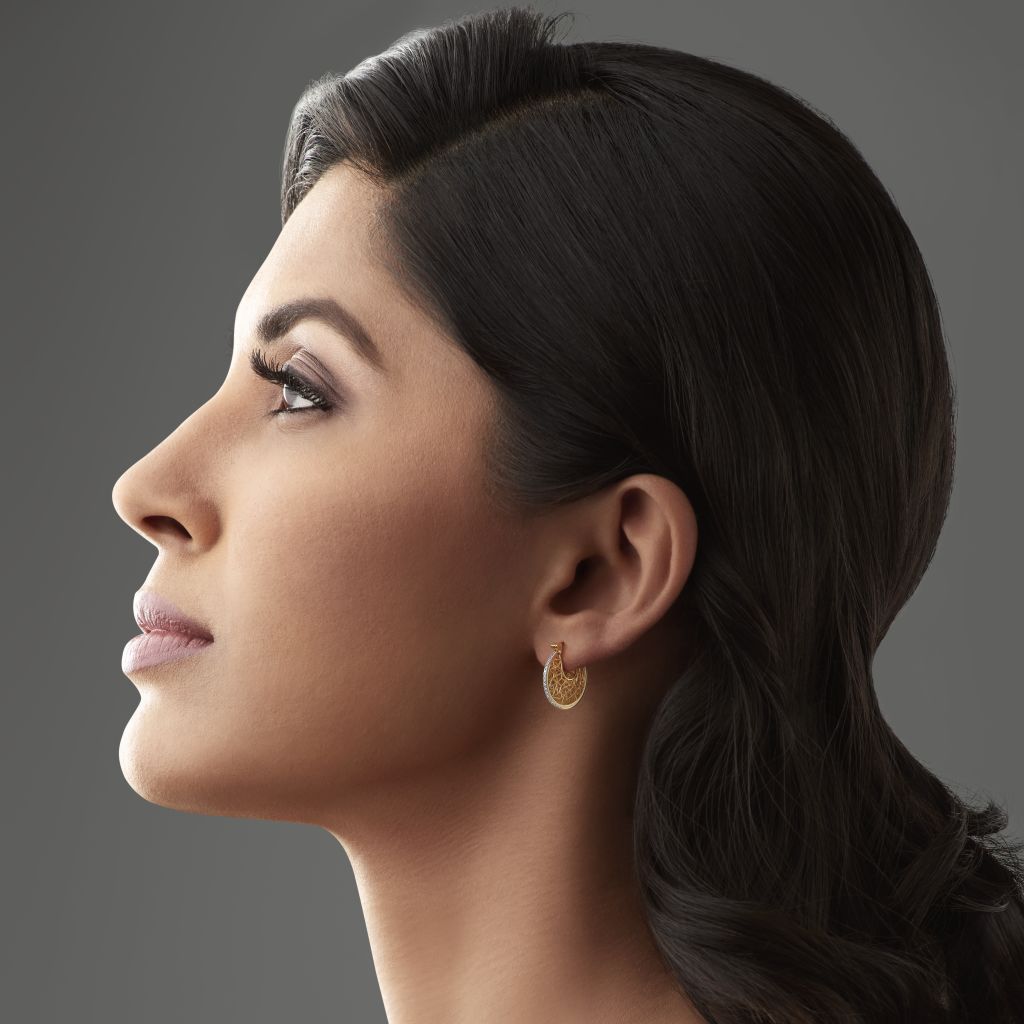The Epoch Hoop Earrings BlueStone