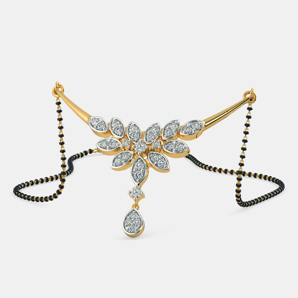 Bluestone diamond outlet mangalsutra