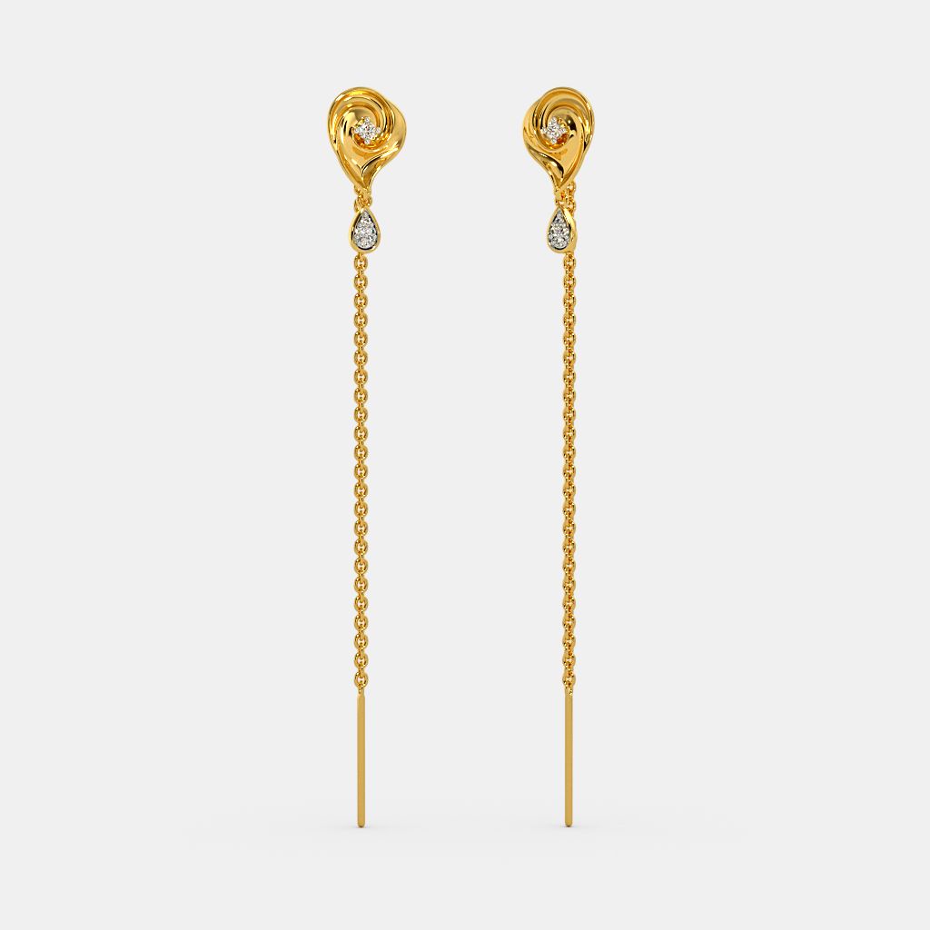 Sui dhaga 2025 earrings blue stone