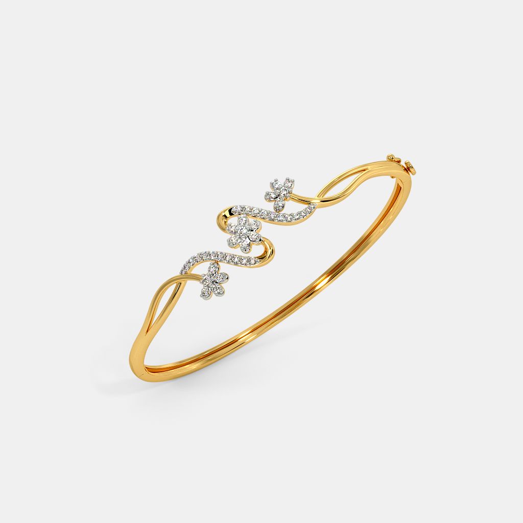 The Kanupriya Oval Bangle | BlueStone.com