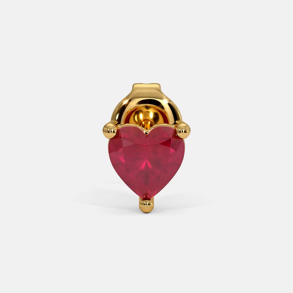 Buy Glitzy Heart Gemstone Earrings Online  CaratLane