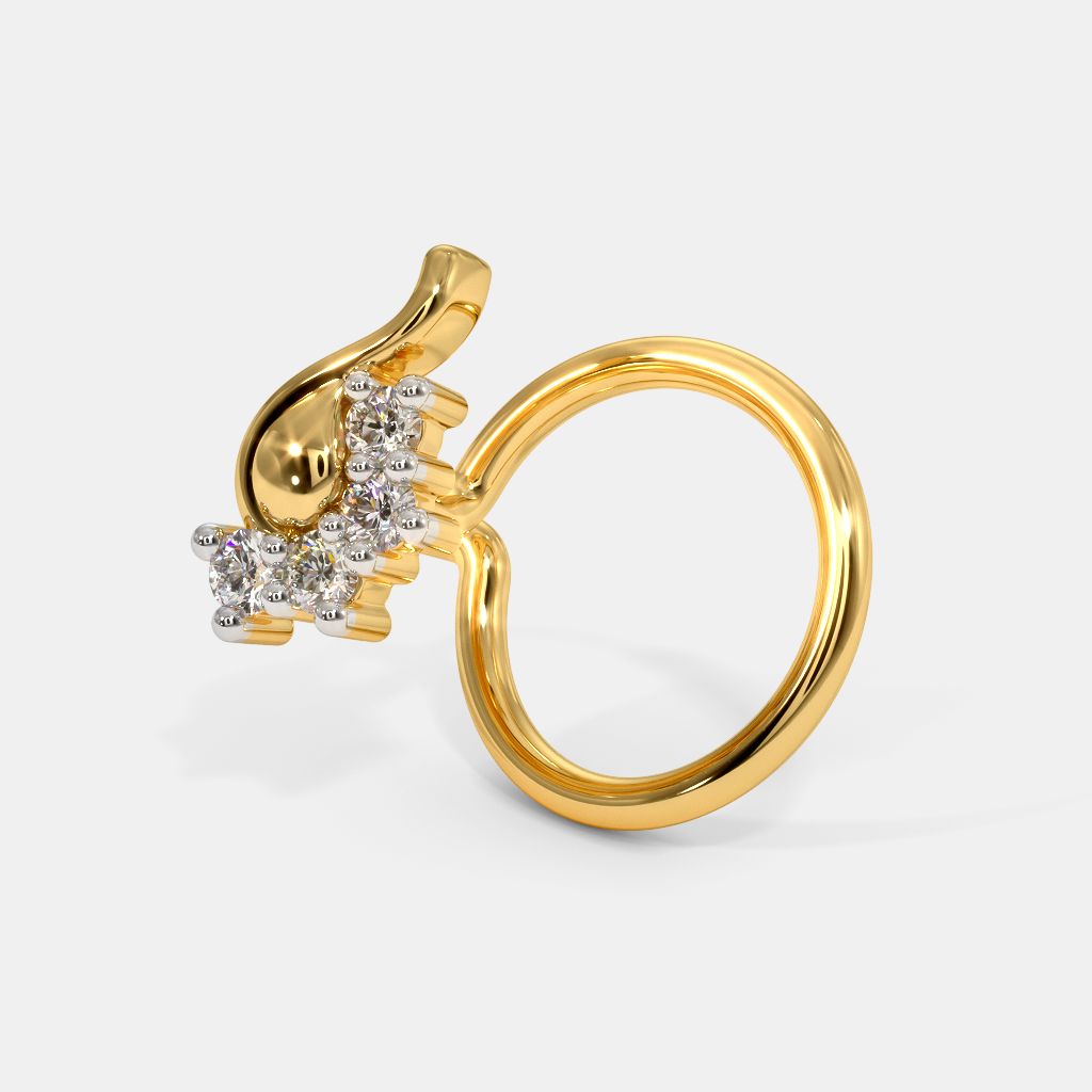 The Gunvor Nose Pin BlueStone