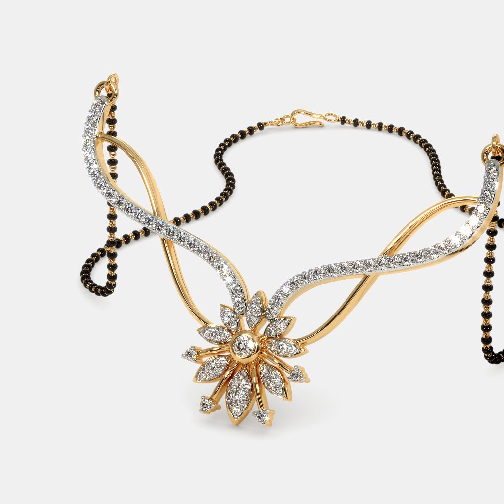 Bluestone hotsell diamond mangalsutra