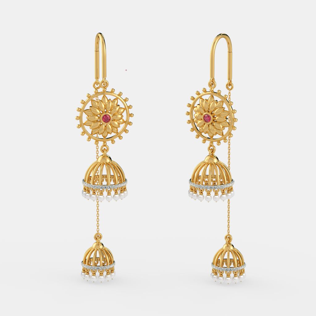 Shop Sui Dhaga Earring Gold Design With Price  UP TO 53 OFF