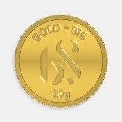 20 gram 22 KT Gold Coin - thumb 1