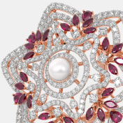 The Crimson Carousel Cocktail Ring - thumb 3