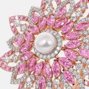 The Blush Aurora Cocktail Ring - thumb 3