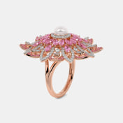The Blush Aurora Cocktail Ring - thumb 7