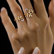 The Irrina Two Finger Ring - thumb 3