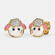 The Sheep Kids Stud Earrings - thumb 1