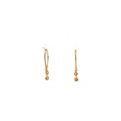 The Dangle Diamond Kids Hoop Earrings - thumb 5