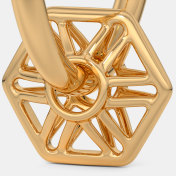 The Peppy Gold Hoop Earrings - thumb 3