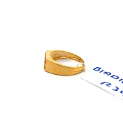 The Diagonally Angled Signet Ring For Him - thumb 2
