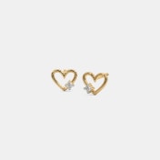 The Cuore Stud Earrings - thumb 1