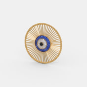 The Rohesia Evil Eye Brooch - thumb 1