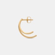 The Viore J Hoop Earrings - thumb 8
