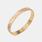 The Gleamora Textured Round Bangle - thumb 1