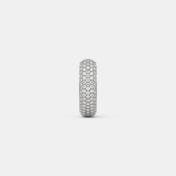 The Pave Pulse Huggie Earrings - thumb 6