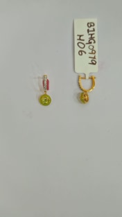 The Green Gleam Hoop Earrings - thumb 5