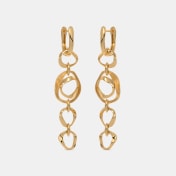 The Regatta Dangle Hoop Earrings - thumb 1