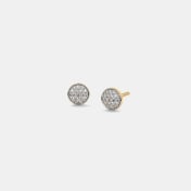 The Yael Pave Stud Earrings - thumb 1