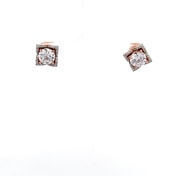 The Lyricia Solitaire Stud Earrings - thumb 3