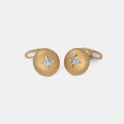 The Ethereal Horizon Solitaire Cufflinks - thumb 1