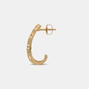 The Fleuris J Hoop Earrings - thumb 9