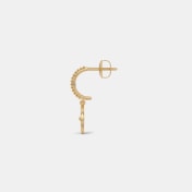The Aragame J Hoop Earrings - thumb 5
