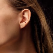 The Scarleta Multi Pierced Stud Earrings - thumb 3