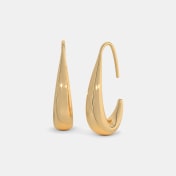 The Hasfar J Hoop Earrings - thumb 1