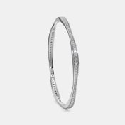 The Aqualis Eternity Round Bangle - thumb 4